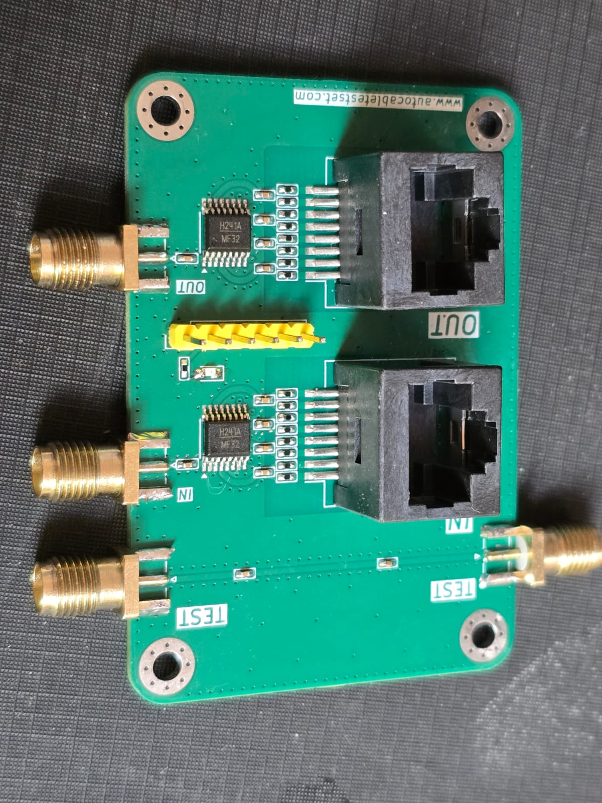 Characteristic impedance reference hardware